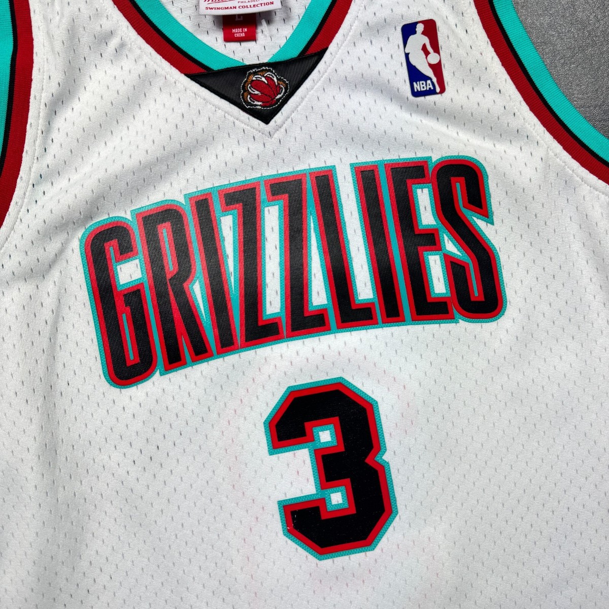 100% Authentic Shareef Abdur Rahim Mitchell Ness 00 01 Grizzlies