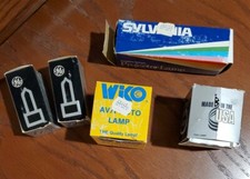 Lot of 5 projection lamps WIKO ELH, GE Sylvania FHS, GE DYS / DYV /BHC, Unused