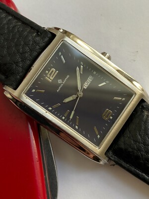 MEN'S WATCH ALPHA SAPHIR DAY DATE  QWARTZ  RRR SALE MYOTA RRR SAPPHIRE ALL STEEL