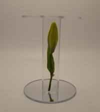 8" High Acrylic Single Stem Cake Topper Mirror Separator Stand Cake Display