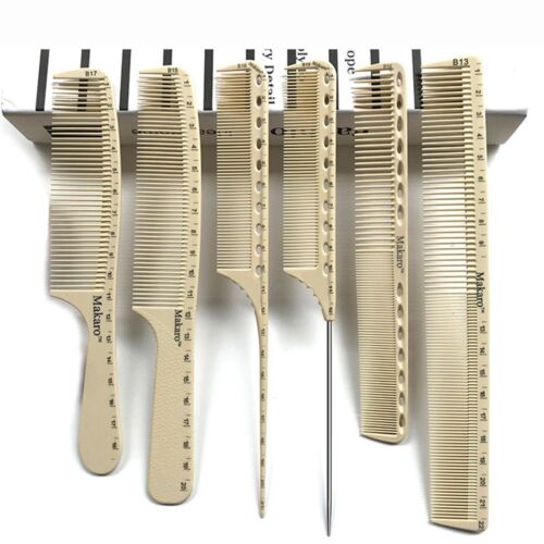HOT Hairdressing Plastic Salon Laser Clear Scale Barber Comb Styling Combs - Picture 1 of 22