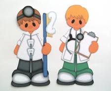 3D UPick Doctor Dentist Nurse EMT Medical Scrapbook Card Embellishment