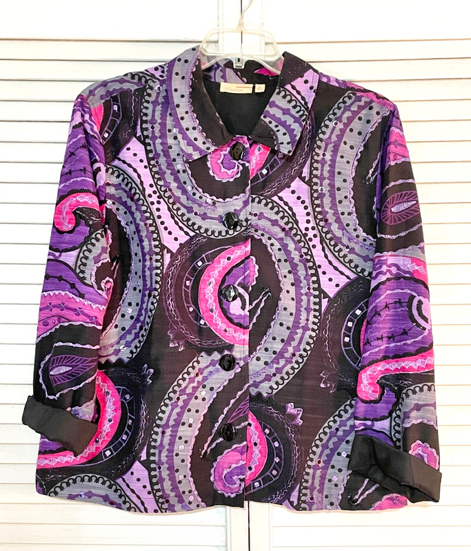 Choices jacket - Vintage - Purples & Pinks - Size XL