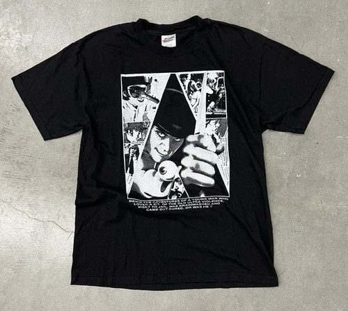Vintage 90s A Clockwork Orange T Shirt Movie Promo L Rare horror Stanley Kubrick