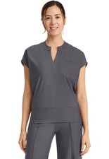 Pewter Cherokee Scrubs Infinity GNR Kinetic V Neck Top IN655A PWT