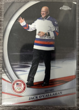 2026 Topps Chrome Olympics Jack O’Callahan - USA Hockey #193 Base