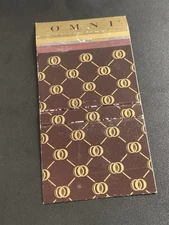 Vintage Matchbook “Omni International Hotel” Atlanta Norfolk Miami