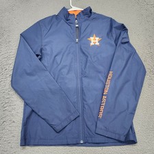 Houston Astros Mens Small Navy Blue Full Zip ...