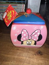 Jelly Belly - Disney Ceramic Candy Dish Jar Mickey, Minnie, Donald Duck & Goofy