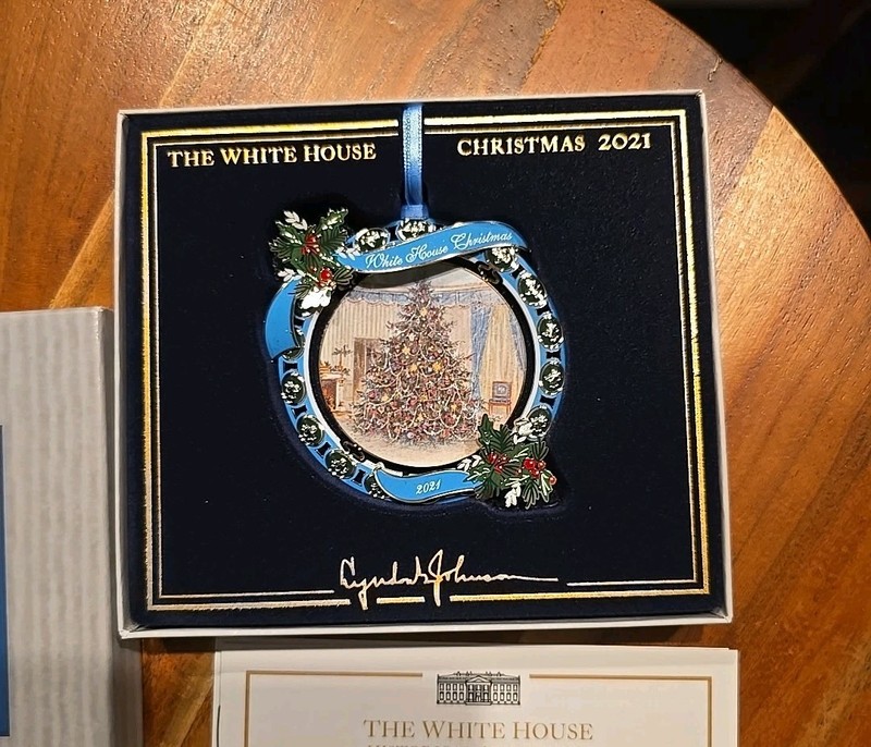 2021 White House Christmas Ornament Historical Association New in Box