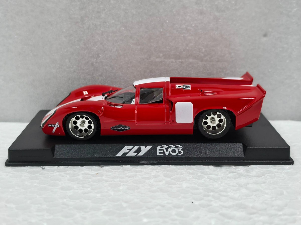 FLY Scaleauto R2007R1 Lola T70 EVO3 Red Scaleauto PRO Chassis 1:32