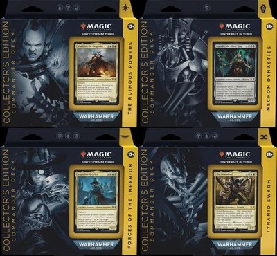 MTG Warhammer 40k Universes Beyond Commander Decks Collectors