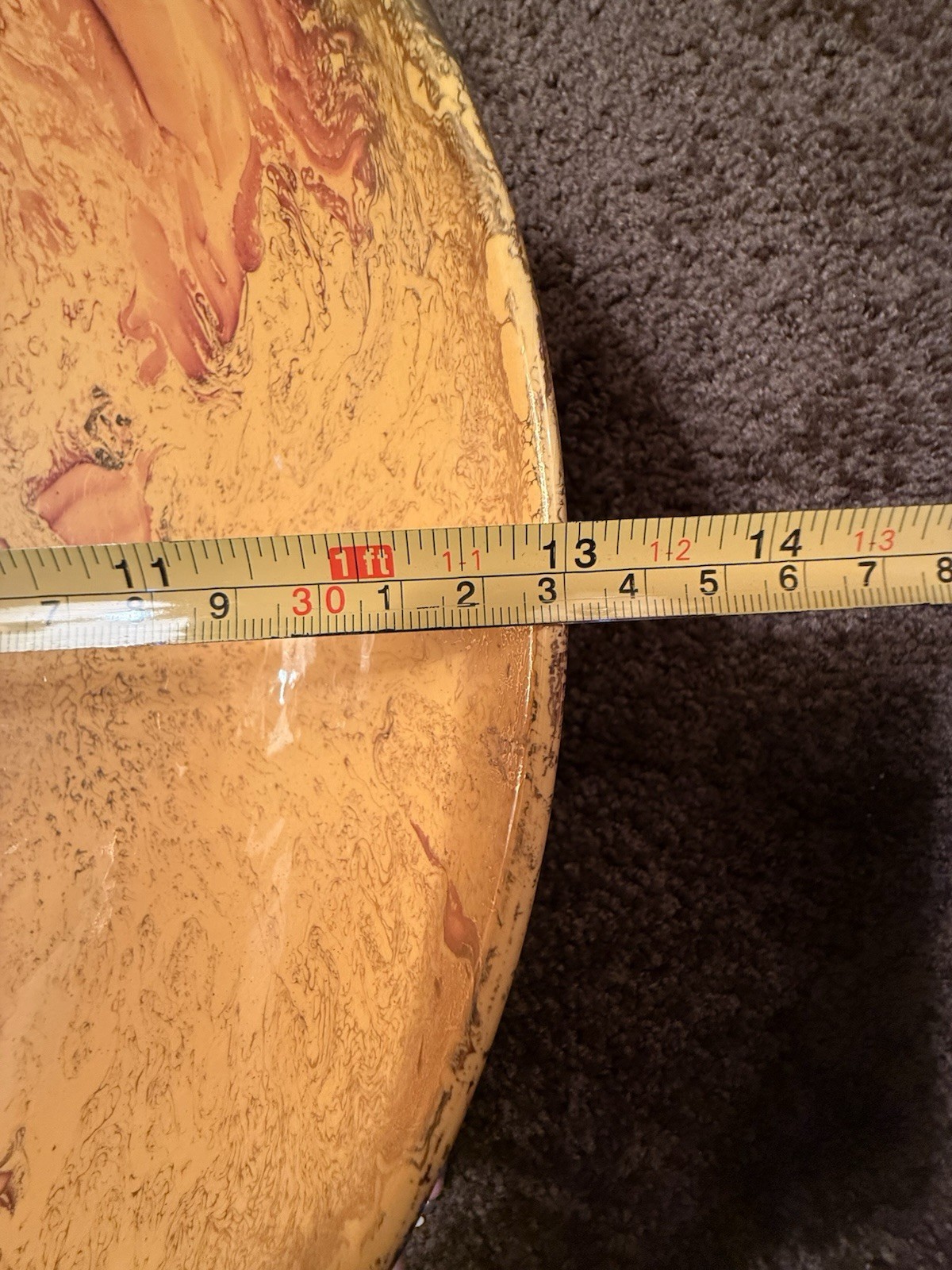 Sascha Brastoff Vintage Ceramic Bowl Signed 13 Inches Wide Excellent Condition