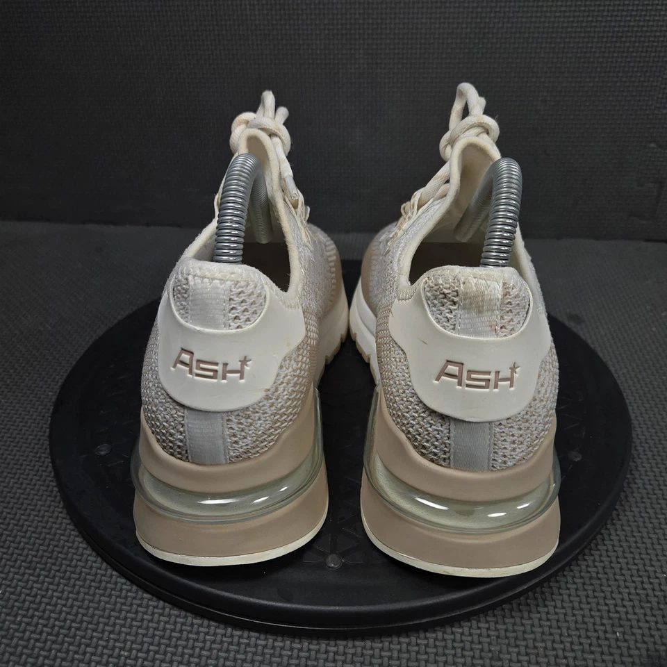Ash Kodi Degrade S Zapatos Mujer Talla 7.5 Beige Tejido Cojín de Aire Tenis para Correr Foto 4 de 4