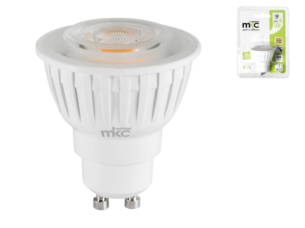 Led Spotlight Gu10 6.5W 2700K White Melchioni