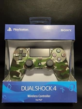 Sony PlayStation 4 PS4 DualShock Wireless Controller Green Camouflage V2