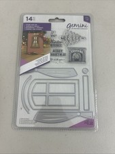 Crafter's Companion Christmas 14 Pieces Stamp and Die Christmas Window NIP