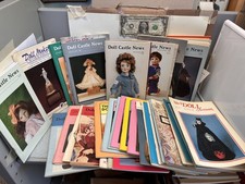 Lot of 45 Vintage Doll Magazines Doll Castle News Doll Artisan 1980s Rare