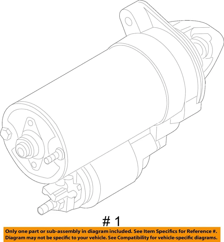 Motor de arranque de coche BMW 650i 2012-2012 solenoide OEM X7WRP Foto 4 de 4