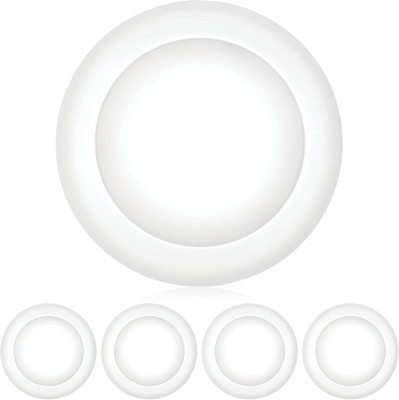 PARMIDA (4 Pack) 5/6 Inch Dimmable LED Disk Light Surface Flush Mount 15W, UL Li
