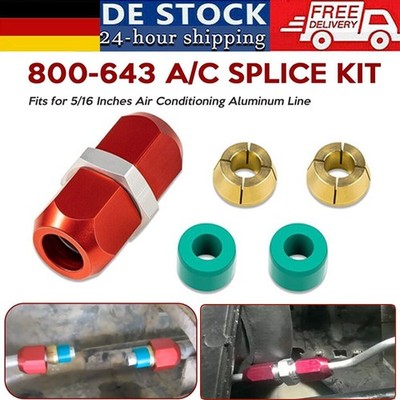 800-643 Line Splice Repair For 5/16'' Aluminum Lines Works for A/C, coolant Etc.