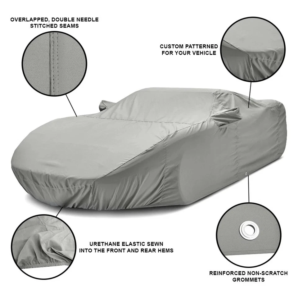 For Alfa Romeo Stelvio 18-24 Covercraft Polycotton Gray Custom Car Cover Foto 3 de 4