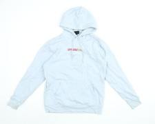 Womens UK Size S SpongeBob SquarePants Blue Pullover Hoodie