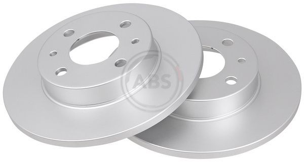 2X A.B.S. Bremsscheibe 15857 FüR Alfa Romeo Fiat Abarth Lancia Ford-image