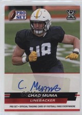2022 Leaf Pro Set Draft Auto Red Chad Muma #PSA-CM3 Auto 11wy