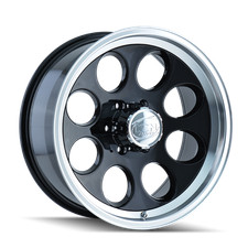15x10 Ion 171 Blackmachined Wheels 5x5.5 -38mm Set Of 4
