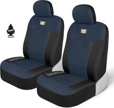 For Hyundai Caterpillar Car Truck SUV Front Seat Covers Black Blue Universal Fit