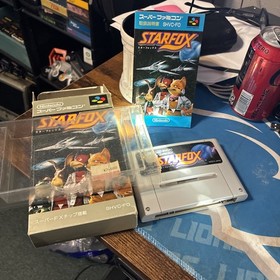 boxed NINTENDO SFC STARFOX US Seller