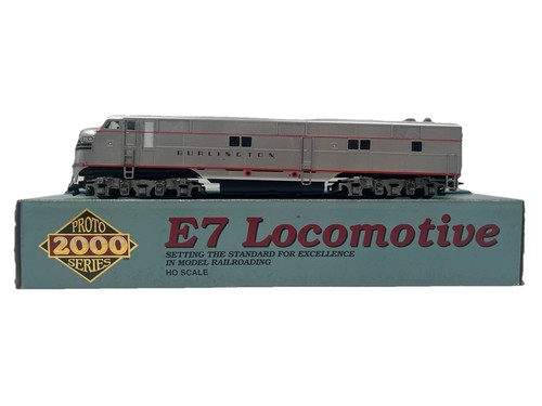 Locomotora Motor Escala Ho Proto2000 Serie E7 21077 CB&Q #9924A Unidad A con Luces | Zustand: Used