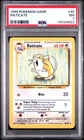 Raticate 40/102 PSA 7 Base Set Vintage 1999 Non-Holo Graded Pokemon Card Slab