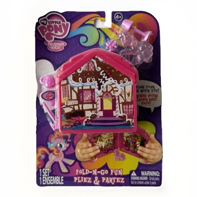 NEW SEALED My Little Pony Fold-N-Go Fun Cottage Playset 2014