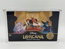 Disney Lorcana The First Chapter Booster Box Sealed 1st Print 060123CM1 w/ Case