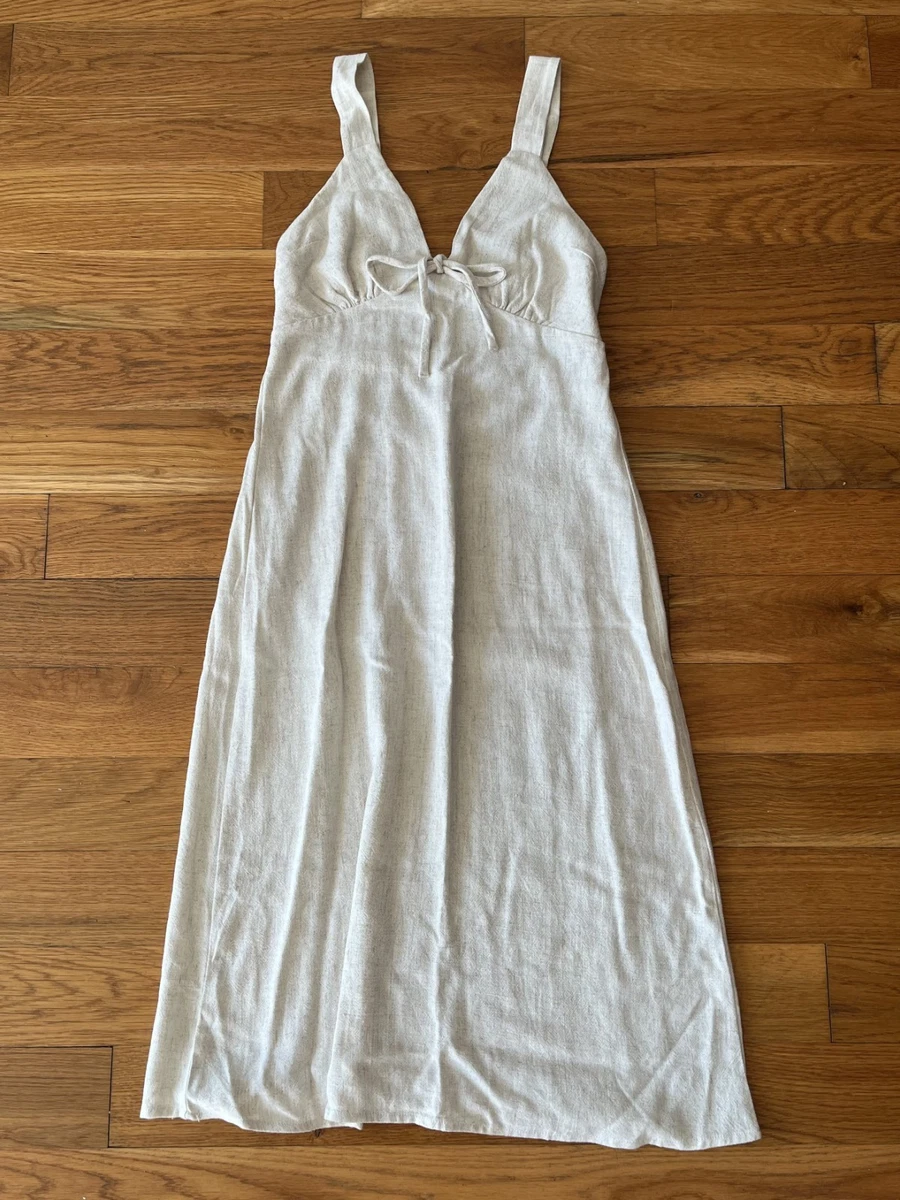 knee length dresses for ladies SIZE M MONTEAU GRAY WHITE Dress  AnotherDebut