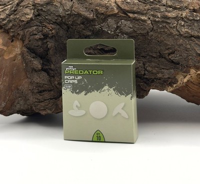 FOX Rage Predator Pop-Up Caps 10 Stück Clear für Köderfischmontage DER ANGLER DA