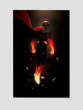 Absolute Superman Black Premium Giclee Print 11" x 17" DC Comics Wall Art