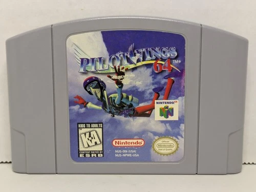 Pilotwings 64 (Nintendo 64, N64, 1996) Authentic Tested Working
