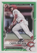 2021 Bowman Draft Green 76/99 Matheu Nelson #BD-103 0o6v
