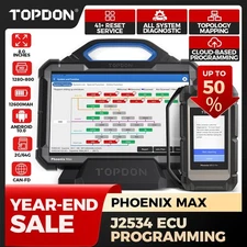 2025 TOPDON Phoenix Max Car Diagnostic Scan Tool ADAS ECU KEY Programming ULTRA+