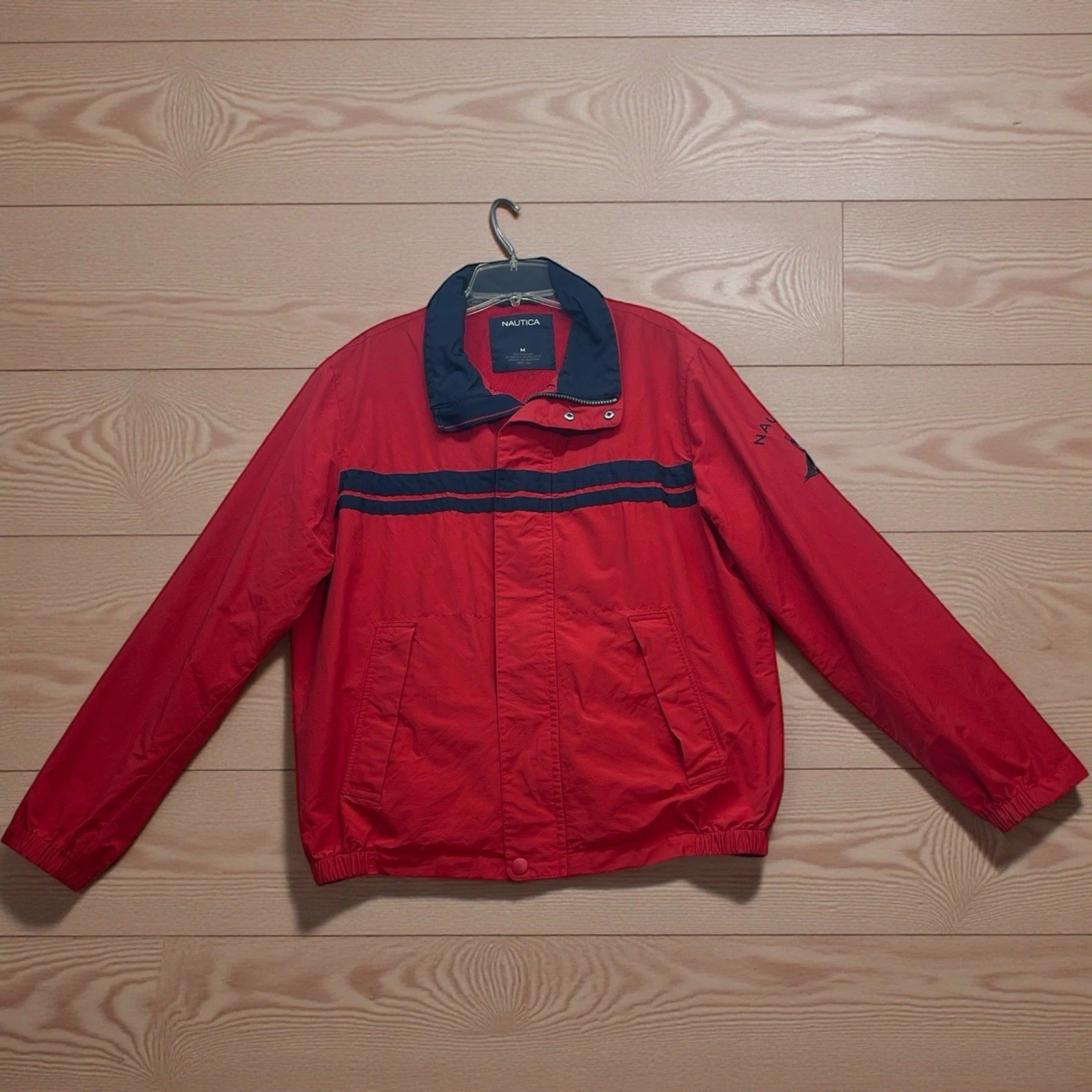 Vintage Nautica Windbreaker Jacket Mens Medium Red Sailing Retro
Opens in a new window or tab