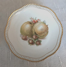 Zierteller Bavaria Schumann, mehrfarbig, Porzellan, Durchbruch-Rand