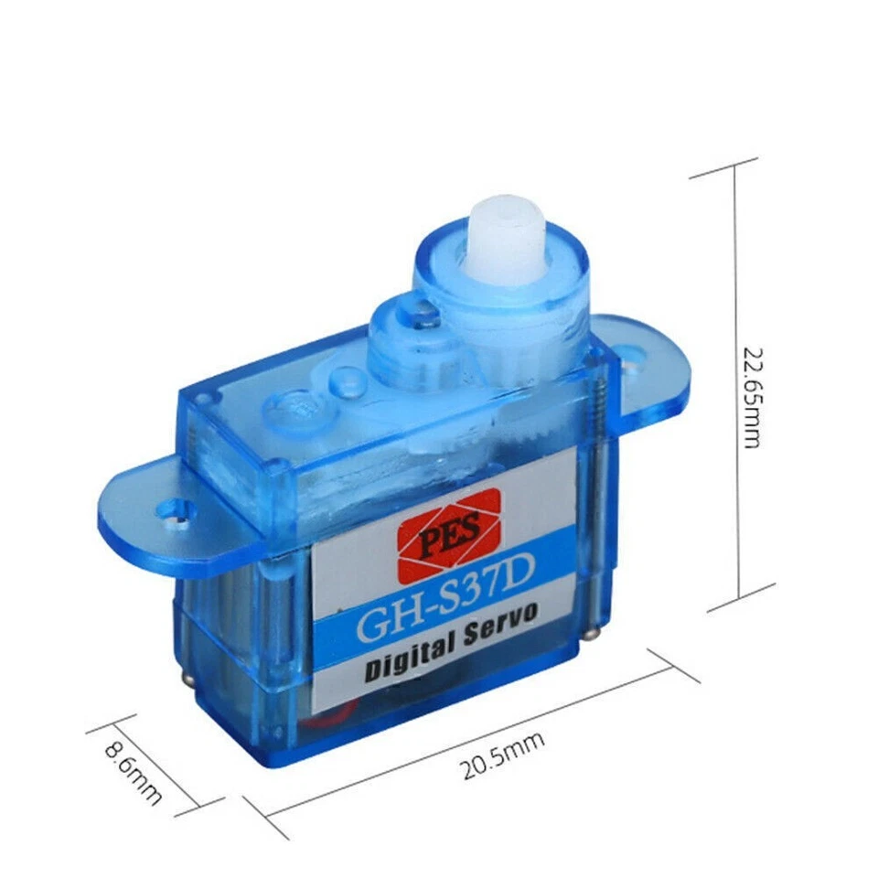 4 Stück GH-S37D 3,7 g Ultra Micro Digital Servo Nano Feather Servos RC Flugzeug - Bild 2 von 4