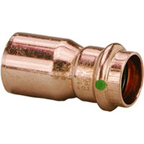Viega 78097 ProPress Copper Reducer Press x FTG 1 in x 1-1/4 in