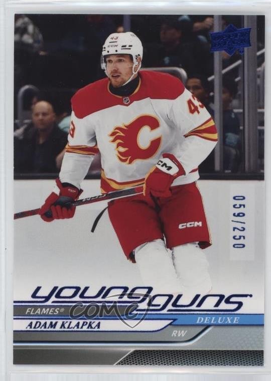 2024-25 Upper Deck Series 2 Young Guns Deluxe 59/250 Adam Klapka #460 0i47
