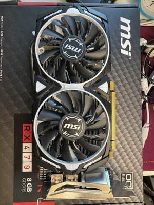 MSI AMD Radeon R Armor 8GB OC Graphics Card Rx470 TESTED