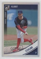 2018 Panini Donruss Variations Stat Line Career 12/109 Corey Kluber (Klubot) y0i