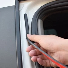 13Ft D-Shape Rubber Car Door Seal Strip Hollow Edge Guard Weatherstrip Trim 3M